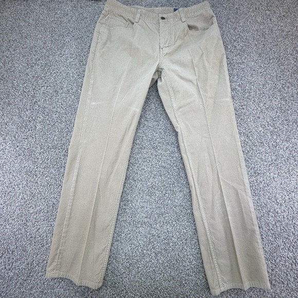 Vineyard‎ Vines Shep & Ian Corduroy Pants Men's 34X32 Pocket Straight Leg Brown - Picture 1 of 6